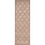 Tapis intérieur / extérieur brun / beige Adianey Red Barrel Studio Easy Care-1002907701