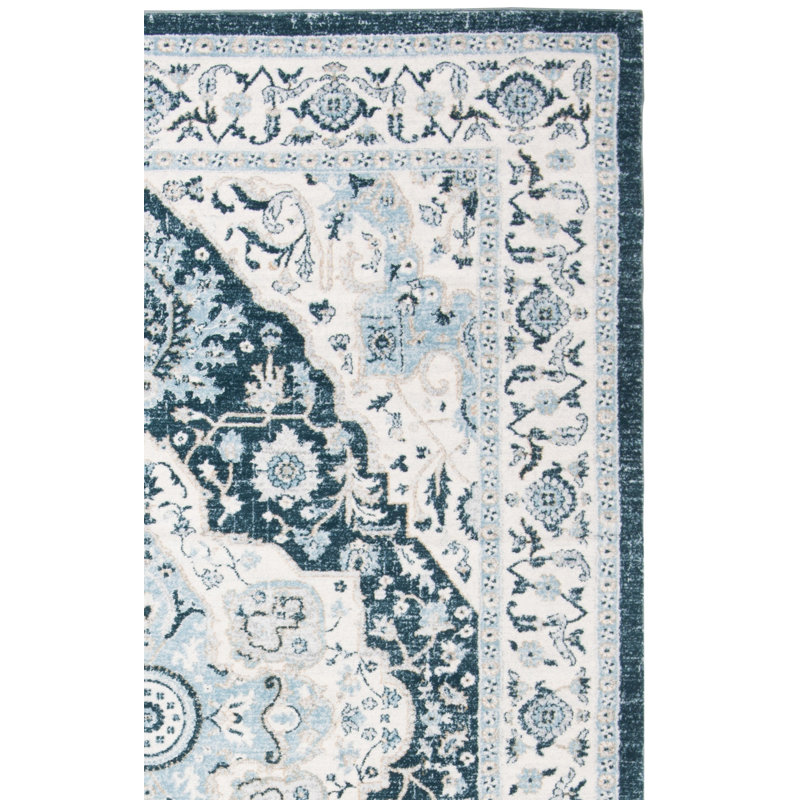 Delmer Performance Oriental Rug, Rectangle 3' x 5'