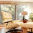 Top Grain Leather Swivel Lounge Chair And Ottoman With Armrest-1210956671-1218618124