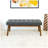 Delilah Modern Bench (Fabric)