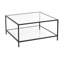 Abernathy Four Leg Coffee Table with Storage
