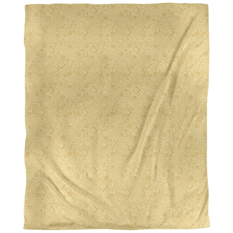 Housse de couette Katelyn Elizabeth Camouflage, Polyester brossé, Housse de couette pour lit simple, Jaune