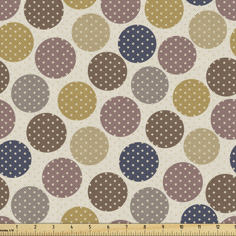 Chonvandra Polka Dots and Circles Multi-Purpose Fabric