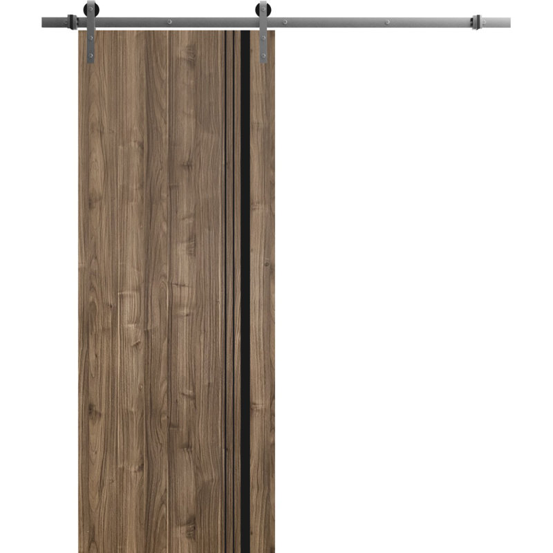 Porte pliante en bois massif massif, 36 po x 96 po