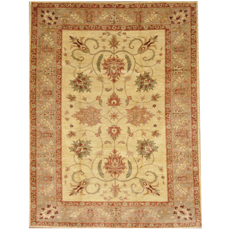 Wool Floral Indoor Rug