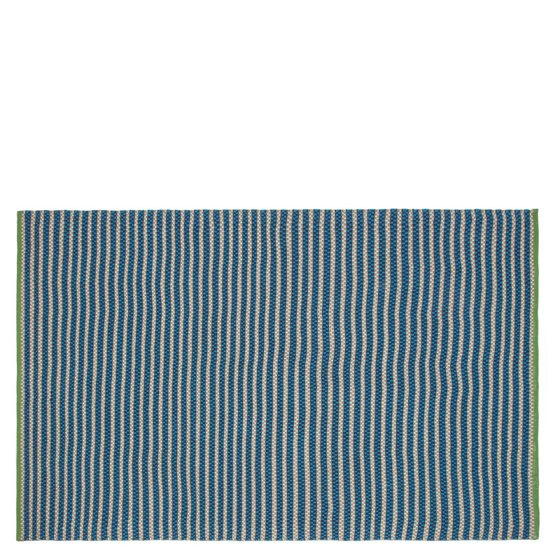 Muara Cobalt Outdoor Rug, Rectangle 3'11" x 5'11"