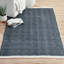 Fredrikk Chevron Area Rug in Dark Blue-1864873677