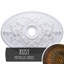 Médaillon de plafond Alexa Endurathane, l 30 3/4 po x H 21/14 po x P 3 7/8 po x P 1 5/8 po (convient aux auvents jusqu'à 5 5/8 po), finition rouille peinte à la main-28578583