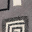 Tapis gris colombe en laine fabriqué à la main Oneil Southwestern Kilim-28662035