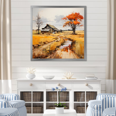 " Orange Farm Autumn Landscape I "