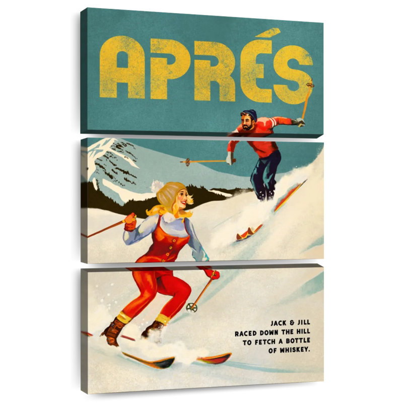 Après-ski Jack et Jill Whisky, H 50 po x l 32 po