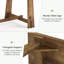 Solid Wood Computer Desk