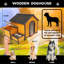Niche pour chien portable et solide pour aire de jeux