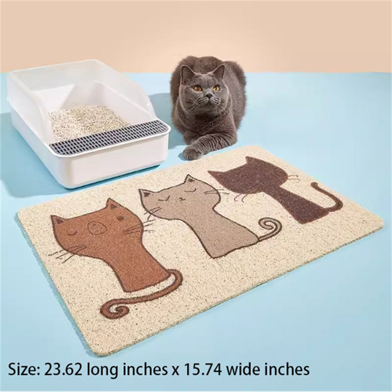 Tapis filtrant pour litière pour chat