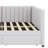 A Full-Sized Upholstered Daybed With Two Built-In Storage Drawers-961794989