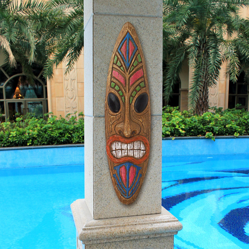 Ka Hekili, dieu du tonnerre, plaque murale Tiki