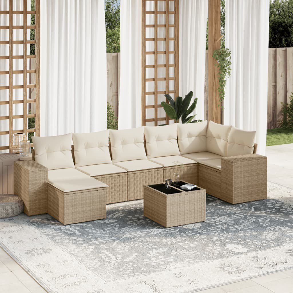 Gartensofa mit Kissen