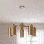 Lio 5-Light Chandelier in Noble Brass by Breegan Jane