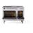 ILVE Nostalgie II Series Noblesse 48 inch Dual Fuel Range with 5 Sealed Burners, Griddle, Frenchtop (Glass Door)-112295554-112295551
