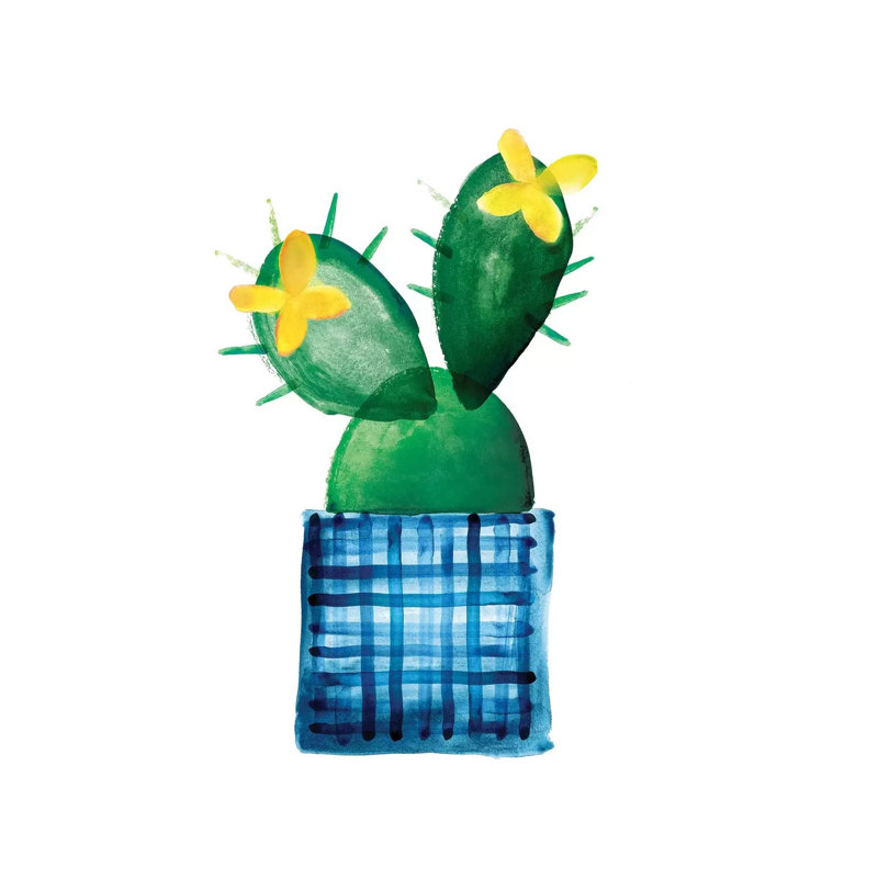 Colorful Cactus VIII by Northern Lights - Wrapped Canvas Gallery-Wrapped Canvas Giclée, 30.48 cm H x 30.48 cm W