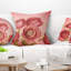 Bouquet de fleurs de renoncule sur fond rose - imprimé floral-29963057-29960837