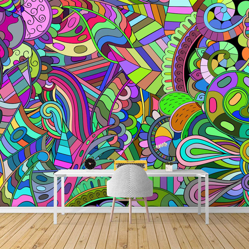 Peinture murale vibrante Graffi Street Paint Graffiti, L 100 po x l 144 po