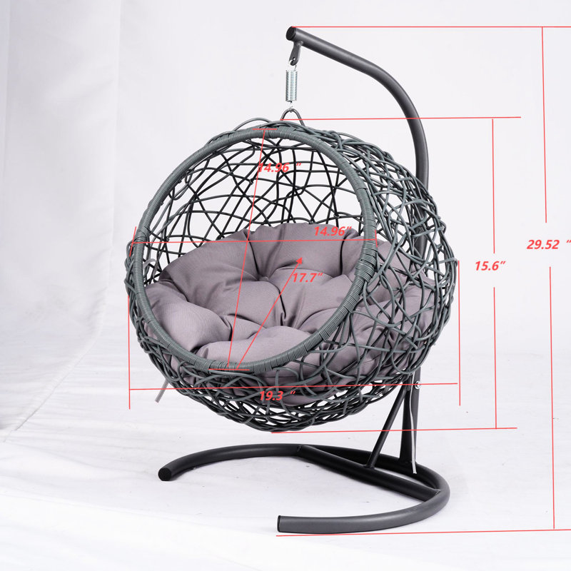 Lit-balançoire confortable avec support, coussin, pour chats, petits chiens, brun, apparence intérieure et extérieure, intérieur doux à l'extérieur, brun
