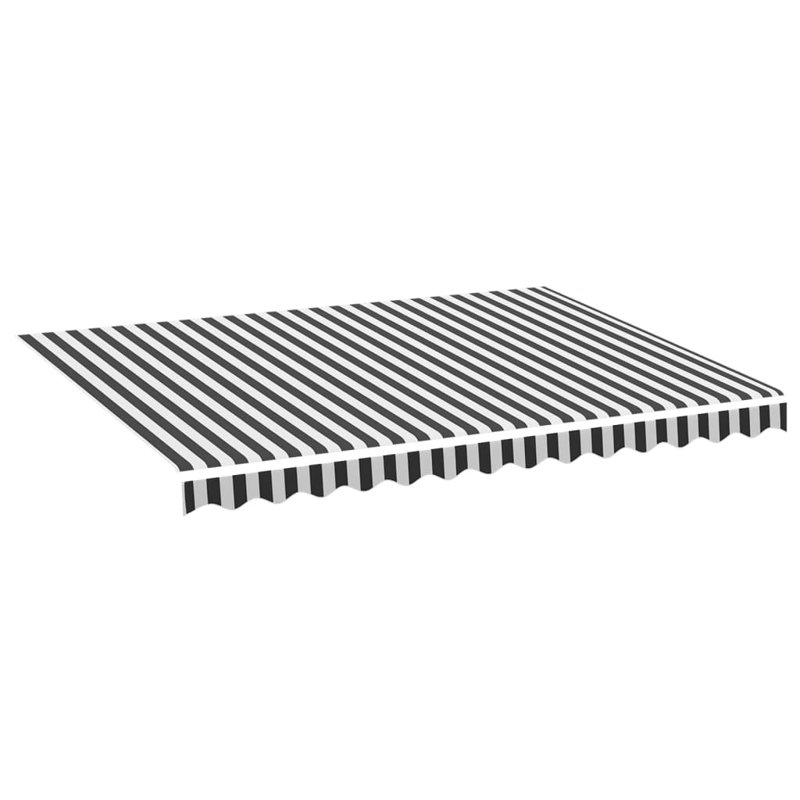 VidaXL Awning Fabric Replacement Awning Cover Sunshade Canvas for Balcony, 96.5" W x 129.9" L