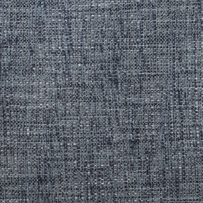 Fauteuil large 26,75 po Fletcher, 100 % polyester bleu indigo, Blanc antique