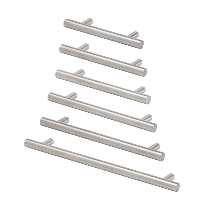 Contemporary Bar / Handle Pull, Polished Nickel