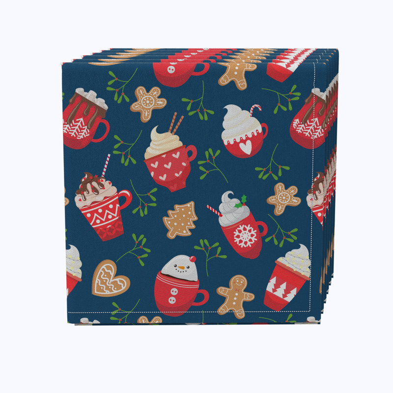 Elleisha 100% Cotton No Pattern Square Napkin