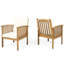 Chaises d'extérieur profondes avec coussins confortables, 2 places, résistantes aux intempéries, rembourrage central.
