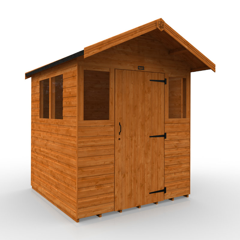 6x6w Tiger Summer Shed | Heavy Duty Framing