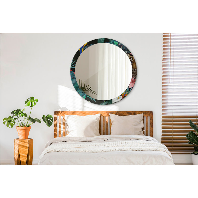 Huldar Glass Flat Wall Mirror