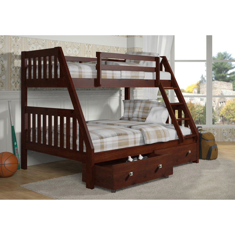 Belford Twin Over Full Bunk Bed with Drawers