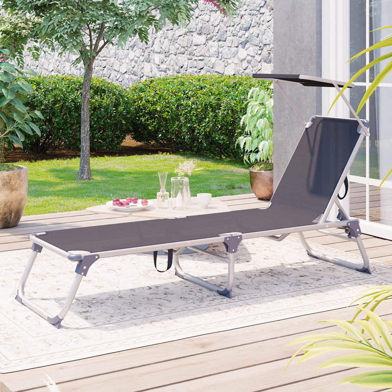 Evadne 193cm Long Reclining Single Chaise, Smokey Grey