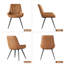 Modern Dining Chairs 54.8*46.9*83.2cm Tech Fabric Upholstery with Stylish Design Sofa-Level Cushioning Pet-Friendly Durable Scratch Resistant for Kitchen Dining Room or Home Office-1013287188-1034794734
