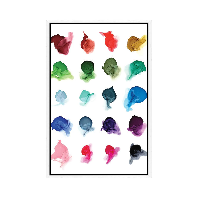 Ranger Swatch Splotches by Elizabeth Karlson - Gallery-Wrapped Canvas Giclée on Canvas, White Framed, 101.6 cm H x 66.04 cm W