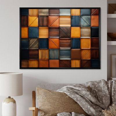 Carreaux colorés de couleurs terrestres VI - mosaïque boho