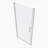 Universal Pivot Shower Door For Bathroom