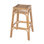 Antigua 24.75 in. Seat Height Square Rattan Count Stool
