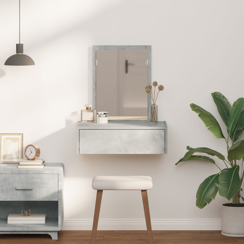 Engineered Wood 60 X 40 X 70 Cm Storage, Concrete Grey