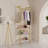Shaylee 24'' Metal Wall Mounted Clothes Rack