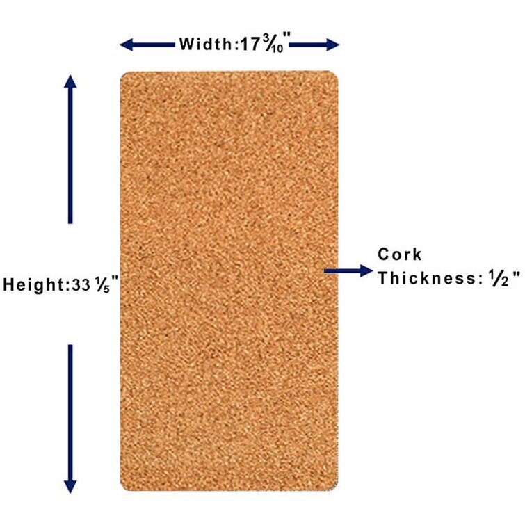 Quartet Cork Tiles Cork Board 12 x 12 Corkboard Wall Bulletin Boards pack  of 4