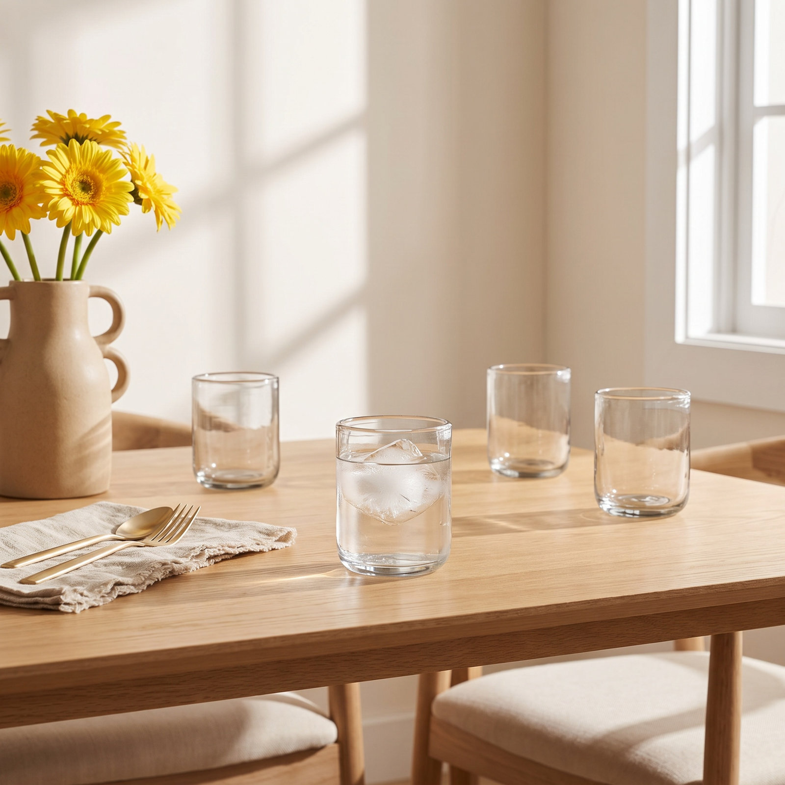 Syulita Spring Handmade Whiskey Glass, Clear