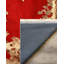 Tapis oriental rouge en polyester imprimé à la machine Susan-370102307