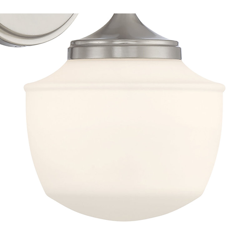 Ebern Designs Rethman - 1 Light Bath Vanity In Noble, Brushed Nickel