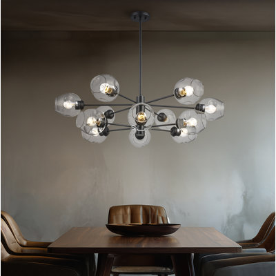 Lustre sphérique Spoutnik à 12 lumières Anastasia
