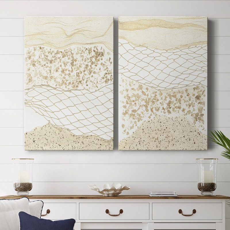 Coast I - toile tendue avec châssis de qualité supérieure - prête à être accrochée