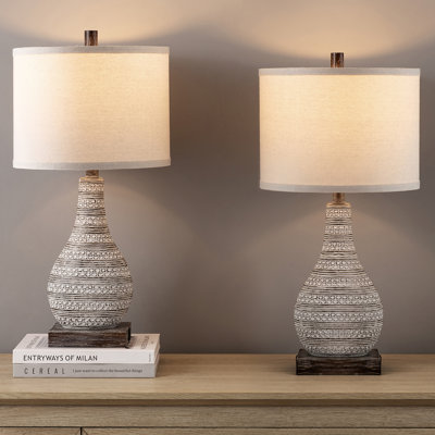 Ensemble de lampe de table USB 24 po Aphsana